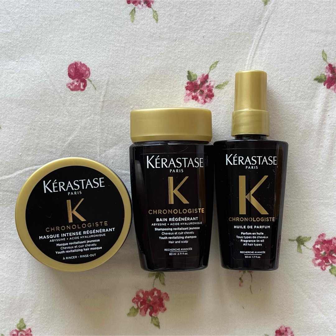 KERASTASE(ケラスターゼ)の新品 ケラスターゼ クロノロジスト シャンプー トリートメント トラベルサイズ コスメ/美容のヘアケア/スタイリング(シャンプー/コンディショナーセット)の商品写真