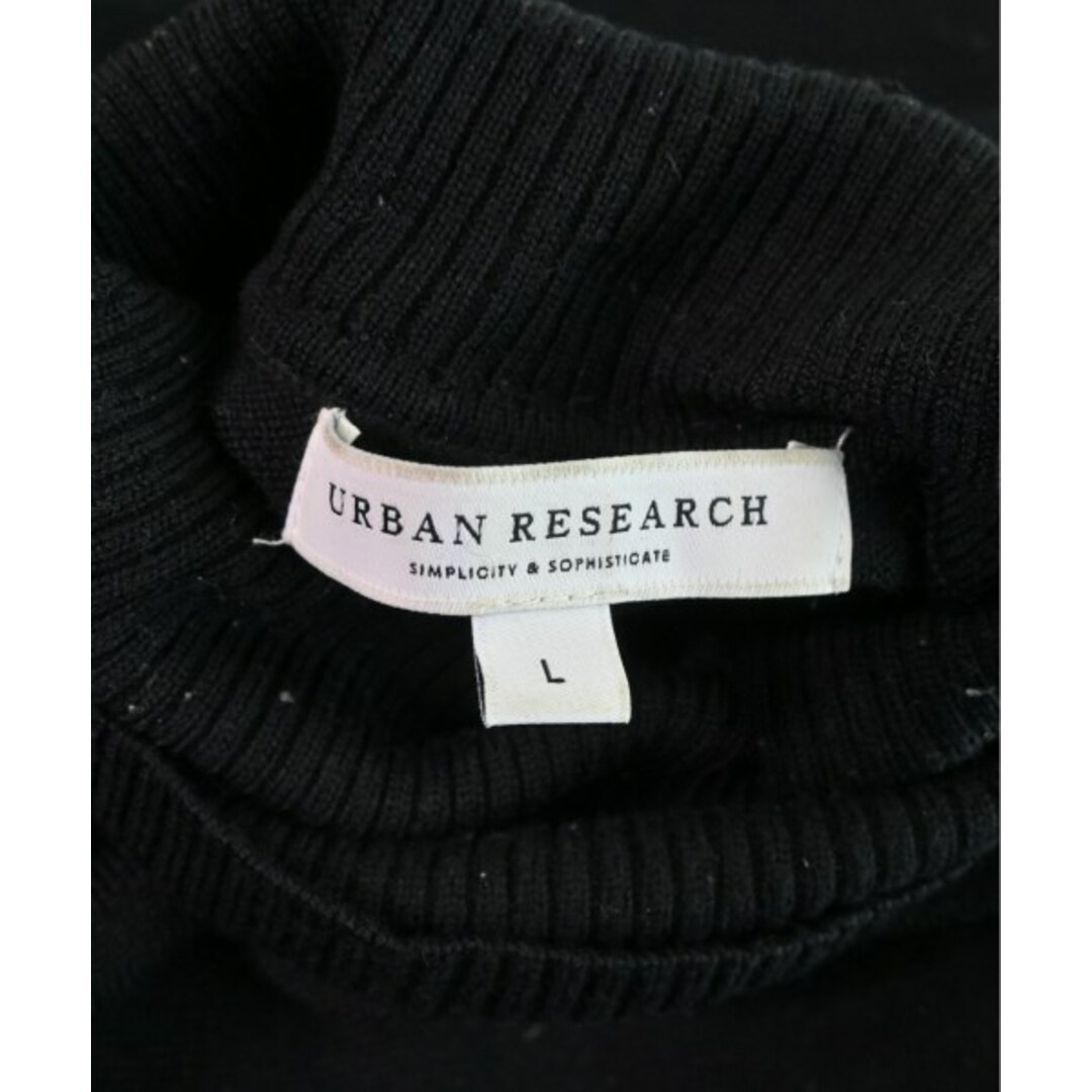 URBAN RESEARCH(アーバンリサーチ)のURBAN RESEARCH アーバンリサーチ ニット・セーター L 黒 【古着】【中古】 メンズのトップス(ニット/セーター)の商品写真