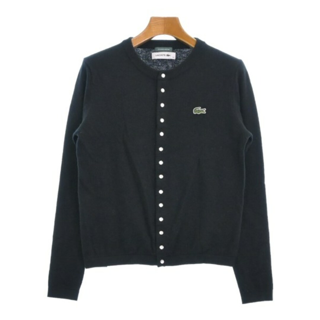 LACOSTE(ラコステ)のLACOSTE ラコステ カーディガン 36(S位) 黒 【古着】【中古】 レディースのトップス(カーディガン)の商品写真