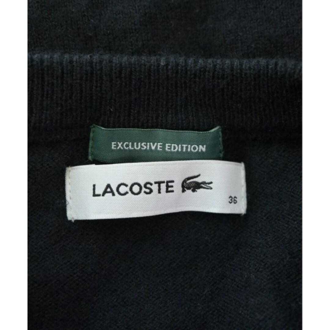 LACOSTE(ラコステ)のLACOSTE ラコステ カーディガン 36(S位) 黒 【古着】【中古】 レディースのトップス(カーディガン)の商品写真