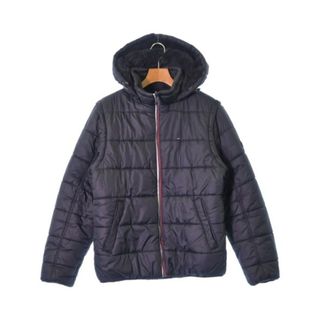 トミーヒルフィガー(TOMMY HILFIGER)のTOMMY HILFIGER トミーヒルフィガー ブルゾン L 紺 【古着】【中古】(その他)