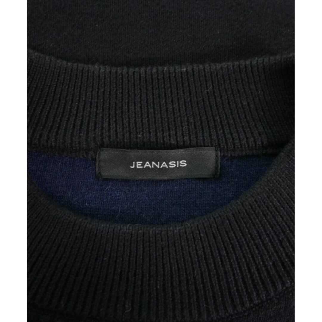 JEANASIS(ジーナシス)のJEANASIS ジーナシス ニット・セーター F 黒系 【古着】【中古】 レディースのトップス(ニット/セーター)の商品写真