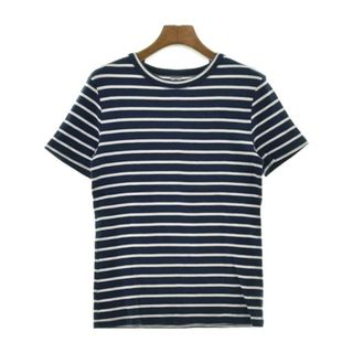 PETIT BATEAU - PETIT BATEAU Tシャツ・カットソー M 紺x白(ボーダー) 【古着】【中古】