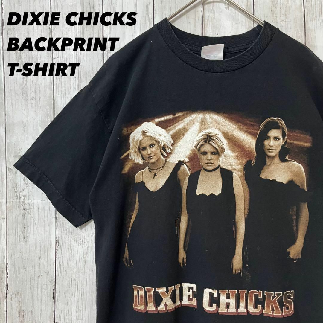 MUSIC TEE(ミュージックティー)のミュージックTシャツ古着DIXIE CHICKSバックプリントTシャツ　サイズM メンズのトップス(Tシャツ/カットソー(半袖/袖なし))の商品写真