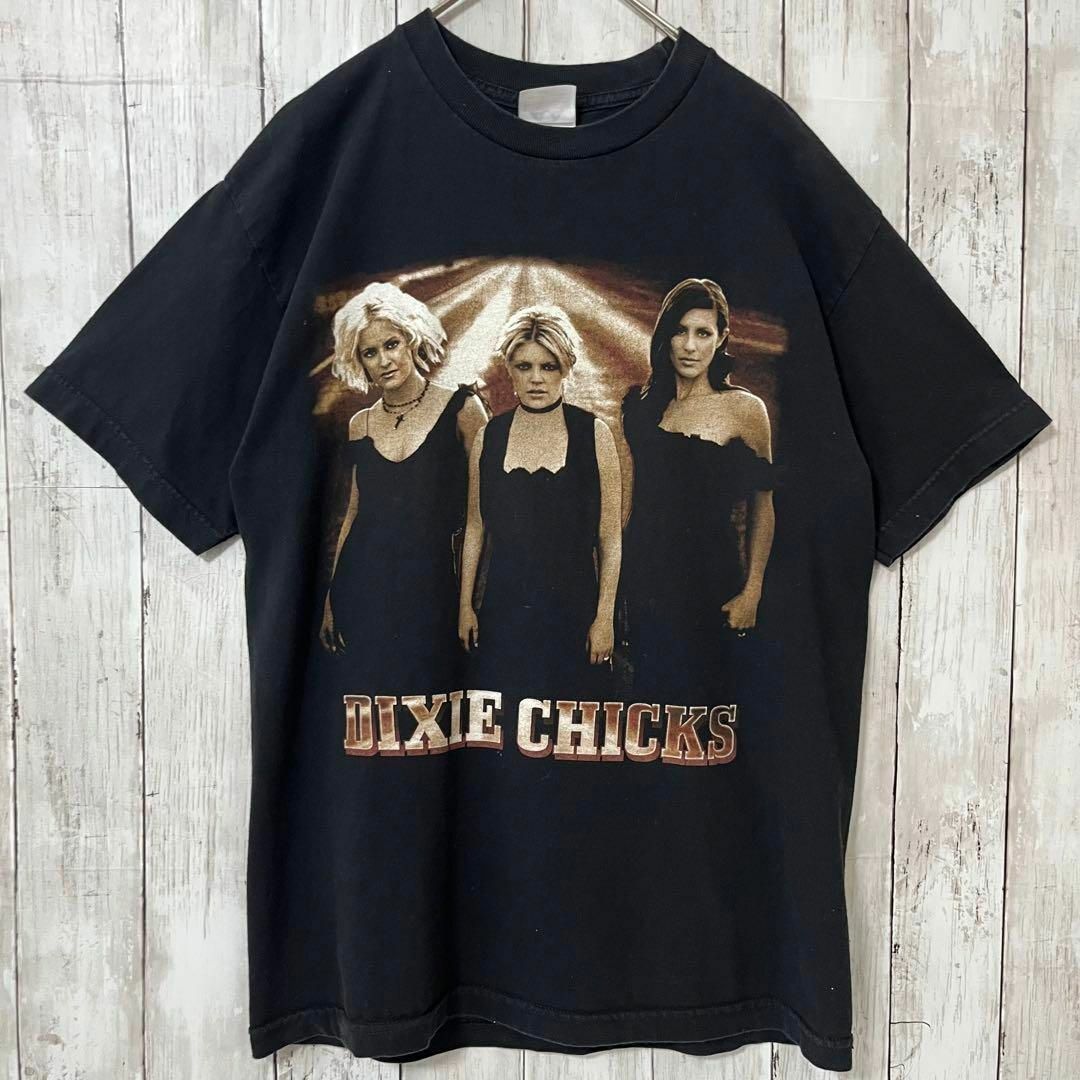 MUSIC TEE(ミュージックティー)のミュージックTシャツ古着DIXIE CHICKSバックプリントTシャツ　サイズM メンズのトップス(Tシャツ/カットソー(半袖/袖なし))の商品写真