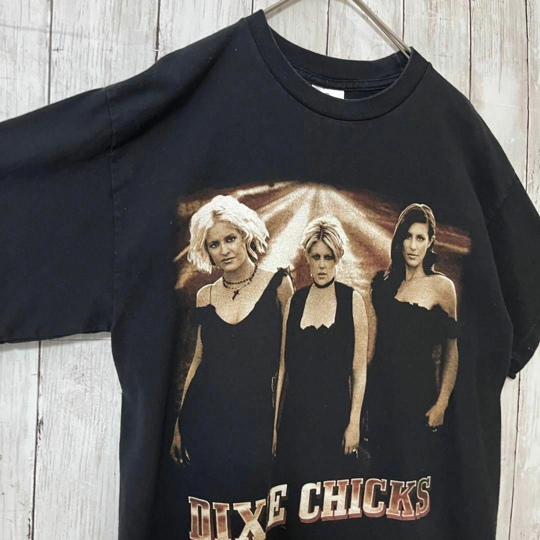 MUSIC TEE(ミュージックティー)のミュージックTシャツ古着DIXIE CHICKSバックプリントTシャツ　サイズM メンズのトップス(Tシャツ/カットソー(半袖/袖なし))の商品写真