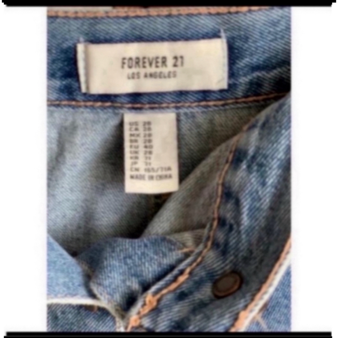 FOREVER 21(フォーエバートゥエンティーワン)のFOREVER21 デニム　スカート　新品 レディースのスカート(ミニスカート)の商品写真