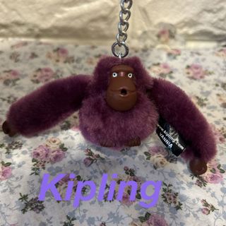 キプリング(kipling)のキンプリング☆ゴリラバッグチャーム(パープル)(バッグチャーム)