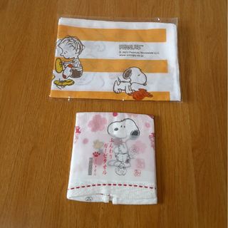 PEANUTS 手ぬぐい ガーゼタオル２枚set