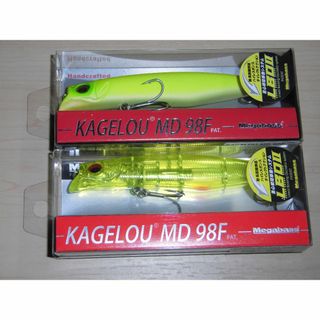 メガバス(Megabass)のメガバス　カゲロウ MD 98F 12g　GP イエロービーナス・ドチャート(ルアー用品)