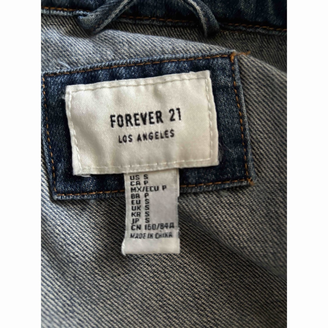 FOREVER 21(フォーエバートゥエンティーワン)のデニムジャケット　Gジャン　Forever21 レディースのジャケット/アウター(Gジャン/デニムジャケット)の商品写真