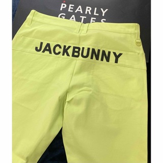 ジャックバニー(JACK BUNNY!!)の新品 パーリーゲイツ ジャックバニー 2WAYストレッチパンツ(5)L/ライム(ウエア)