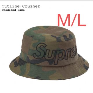 シュプリーム(Supreme)の【Woodland Camo・M/Ｌ】Outline Crusher 23ss (ハット)