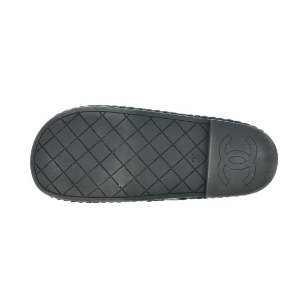 CHANEL(シャネル)のCHANEL シャネル サンダル EU35(21.5cm位) 黒 【古着】【中古】 レディースの靴/シューズ(サンダル)の商品写真