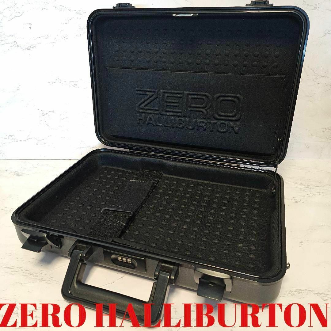 ZERO HALLIBURTON(ゼロハリバートン)のゼロハリバートン　アタッシュケース　ゼロハリ　グレー　pcケース メンズのバッグ(ビジネスバッグ)の商品写真