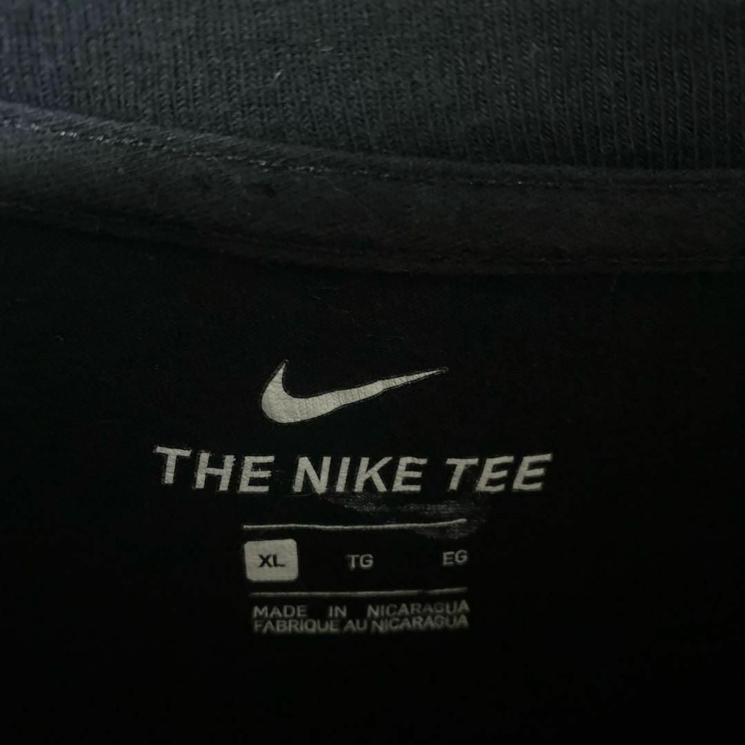 NIKE(ナイキ)のXL ナイキ ゆるだぼ ブラック メンズ アメフト USA古着 半袖 Tシャツ メンズのトップス(Tシャツ/カットソー(半袖/袖なし))の商品写真