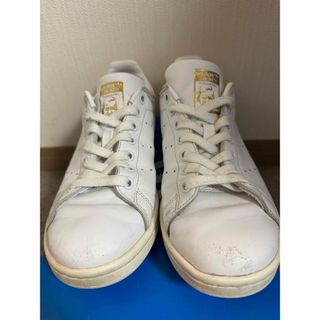 スタンスミス(STANSMITH（adidas）)のアディダス スタンスミス FD ホワイト/ゴールド 23.5cm 中敷・箱無し(スニーカー)