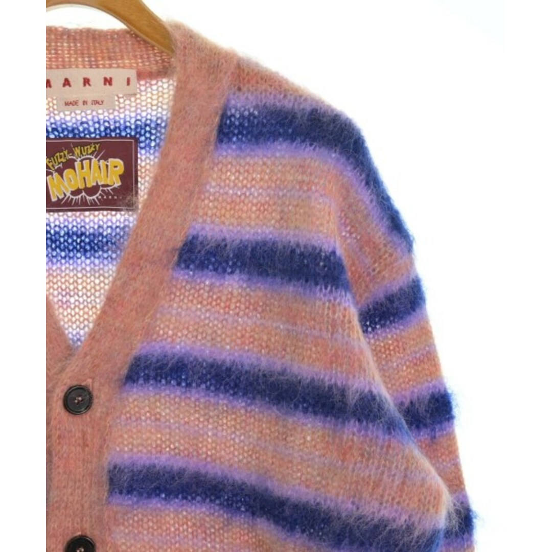 Marni - MARNI マルニ カーディガン 48(L位) ピンク系x紺x紫等 Marni - MARNI マルニ カーディガン 48(L位) ピンク系x紺x紫等