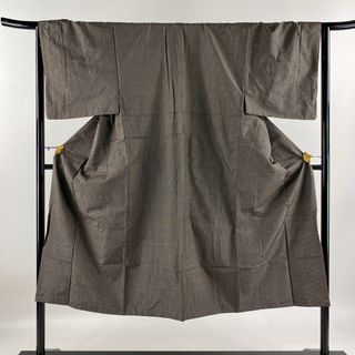 男着物 身丈139.5cm 裄丈66cm 正絹 優品 【中古】(着物)