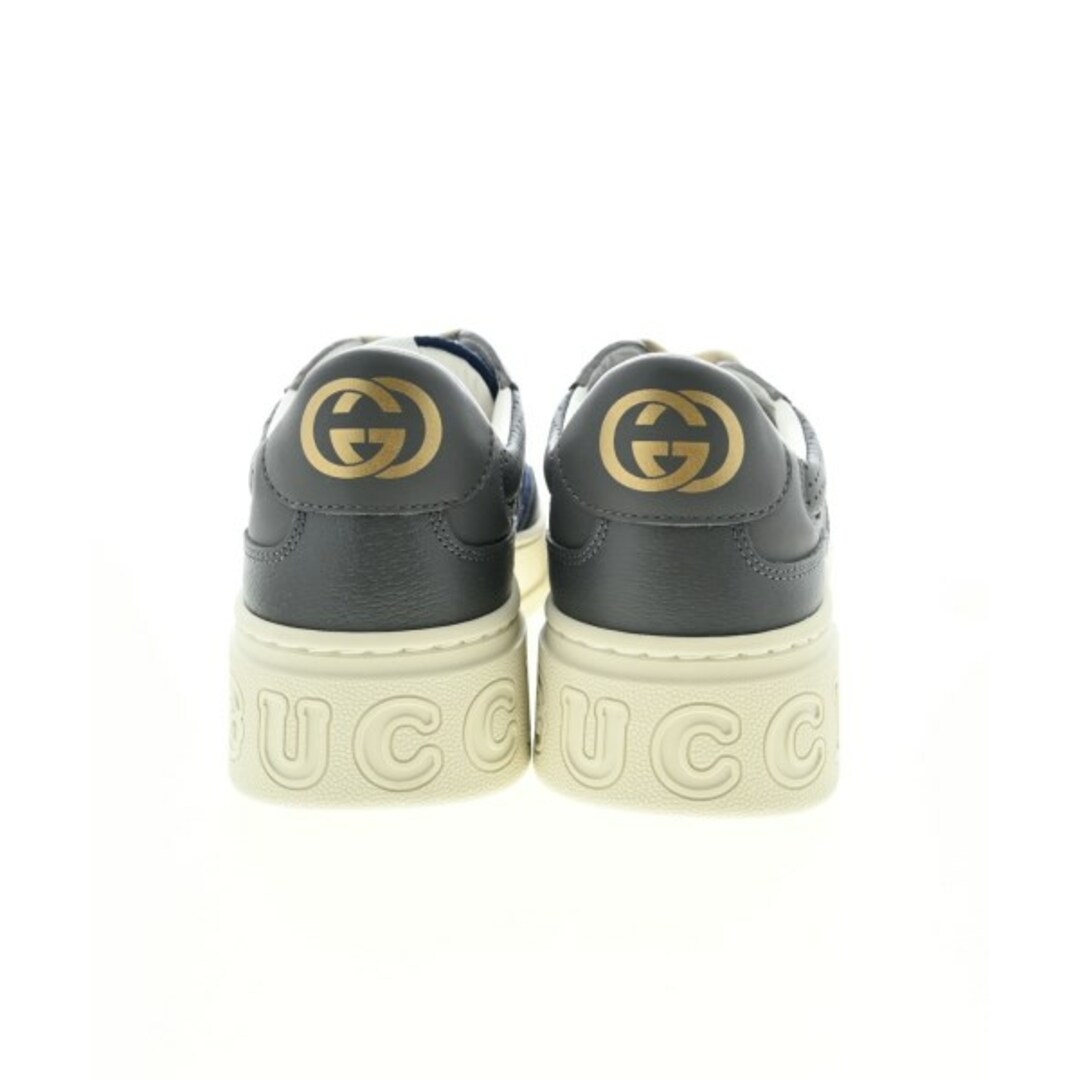 Gucci(グッチ)のGUCCI グッチ スニーカー 6(24.5cm位) 紺xグレー 【古着】【中古】 メンズの靴/シューズ(スニーカー)の商品写真