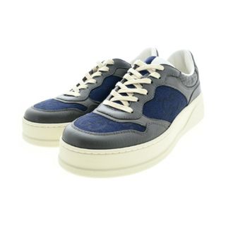 グッチ(Gucci)のGUCCI グッチ スニーカー 6(24.5cm位) 紺xグレー 【古着】【中古】(スニーカー)