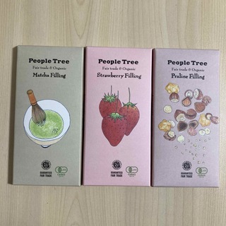 ピープルツリー(People Tree)のピープルツリー 『フェアトレード チョコレート ３本(３種)』(菓子/デザート)