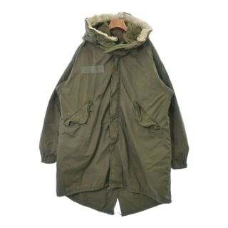 ミリタリー(MILITARY)のMILITARY ミリタリー モッズコート -(XXL位) カーキ 【古着】【中古】(モッズコート)