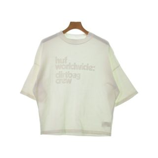 ハフ(HUF)のHUF ハフ Tシャツ・カットソー M 白 【古着】【中古】(Tシャツ/カットソー(半袖/袖なし))