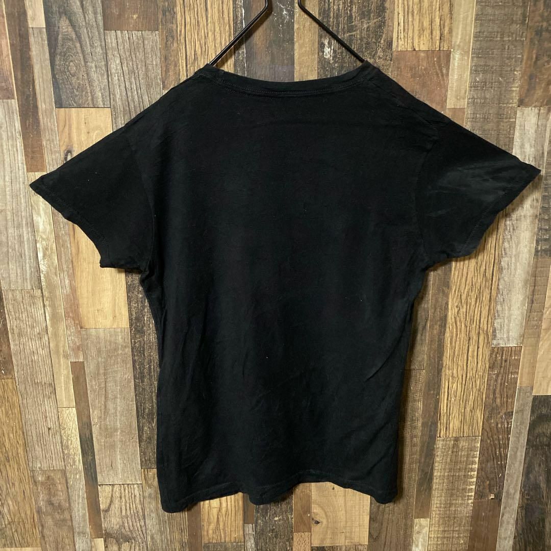ブラック メンズ リバーテイル ドラマ 人物 XL USA古着 半袖 Tシャツ メンズのトップス(Tシャツ/カットソー(半袖/袖なし))の商品写真