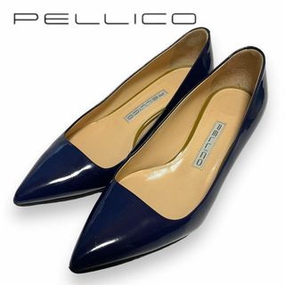 ペリーコ(PELLICO)のPELLICO ペリーコ パンプス エナメル チャンキーヒール(ハイヒール/パンプス)