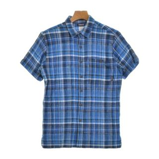 パタゴニア(patagonia)のpatagonia パタゴニア カジュアルシャツ XS 青x白x紺(チェック) 【古着】【中古】(シャツ)