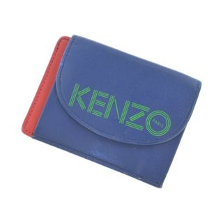 ケンゾー(KENZO)のKENZO ケンゾー カードケース - 紺x赤 【古着】【中古】(名刺入れ/定期入れ)