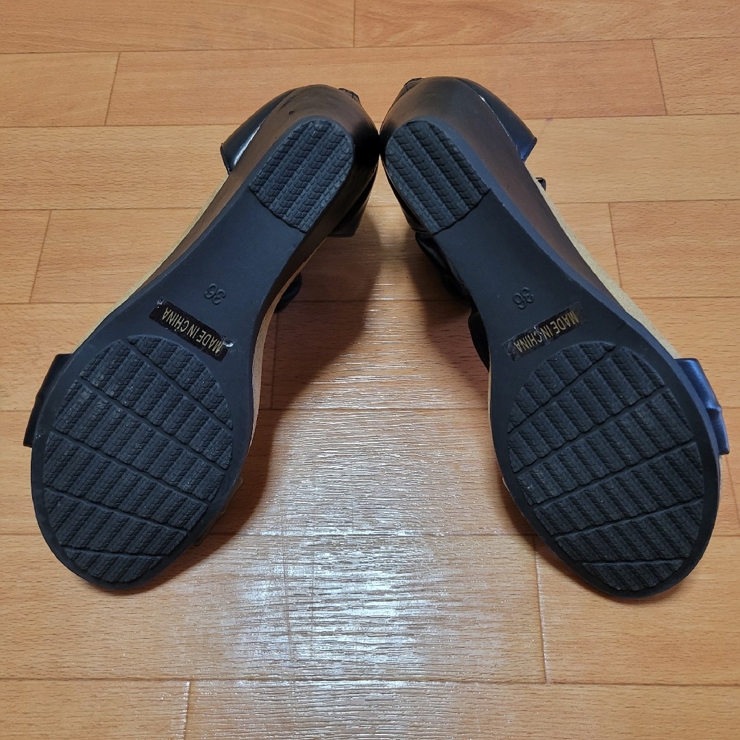 サンダル　23.5㎝　バックジッパー レディースの靴/シューズ(サンダル)の商品写真