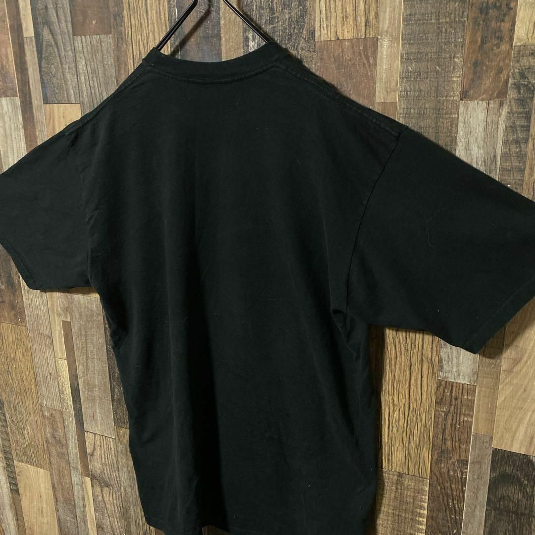 メンズ ブラック カレッジロゴ風 NFL XL USA古着 半袖 Tシャツ メンズのトップス(Tシャツ/カットソー(半袖/袖なし))の商品写真