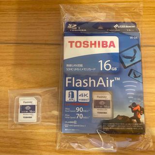 東芝フラッシュエアー　Flash air 16GB 2枚セット