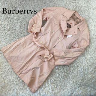 バーバリー(BURBERRY)のBurberrys プローサム トレンチコート ピンク 希少カラー 13ABR(その他)