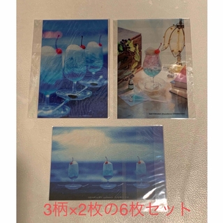 ★非売品★クリアカード  ポストカード  クリームソーダ  3種6枚セット(写真/ポストカード)