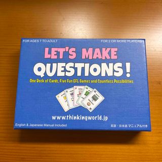 Thinking World 英語 カード ゲーム Let’s Make Que(その他)