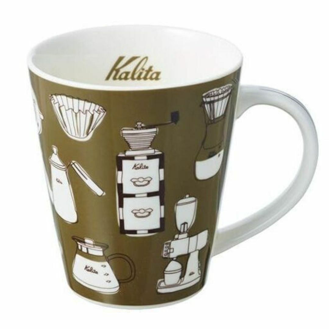 Kalita(カリタ)の■新品■Kalitaマグカップ カリタマグ カーキ 約300ml #73165■ インテリア/住まい/日用品のキッチン/食器(グラス/カップ)の商品写真