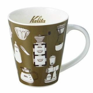 カリタ(Kalita)の■新品■Kalitaマグカップ カリタマグ カーキ 約300ml #73165■(グラス/カップ)