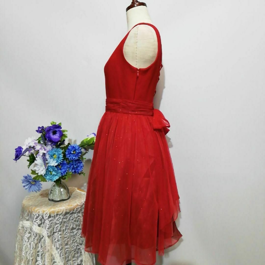 Daryl Diamond 極上美品　ドレス　ワンピース　パーティー　М　赤色 レディースのフォーマル/ドレス(ナイトドレス)の商品写真