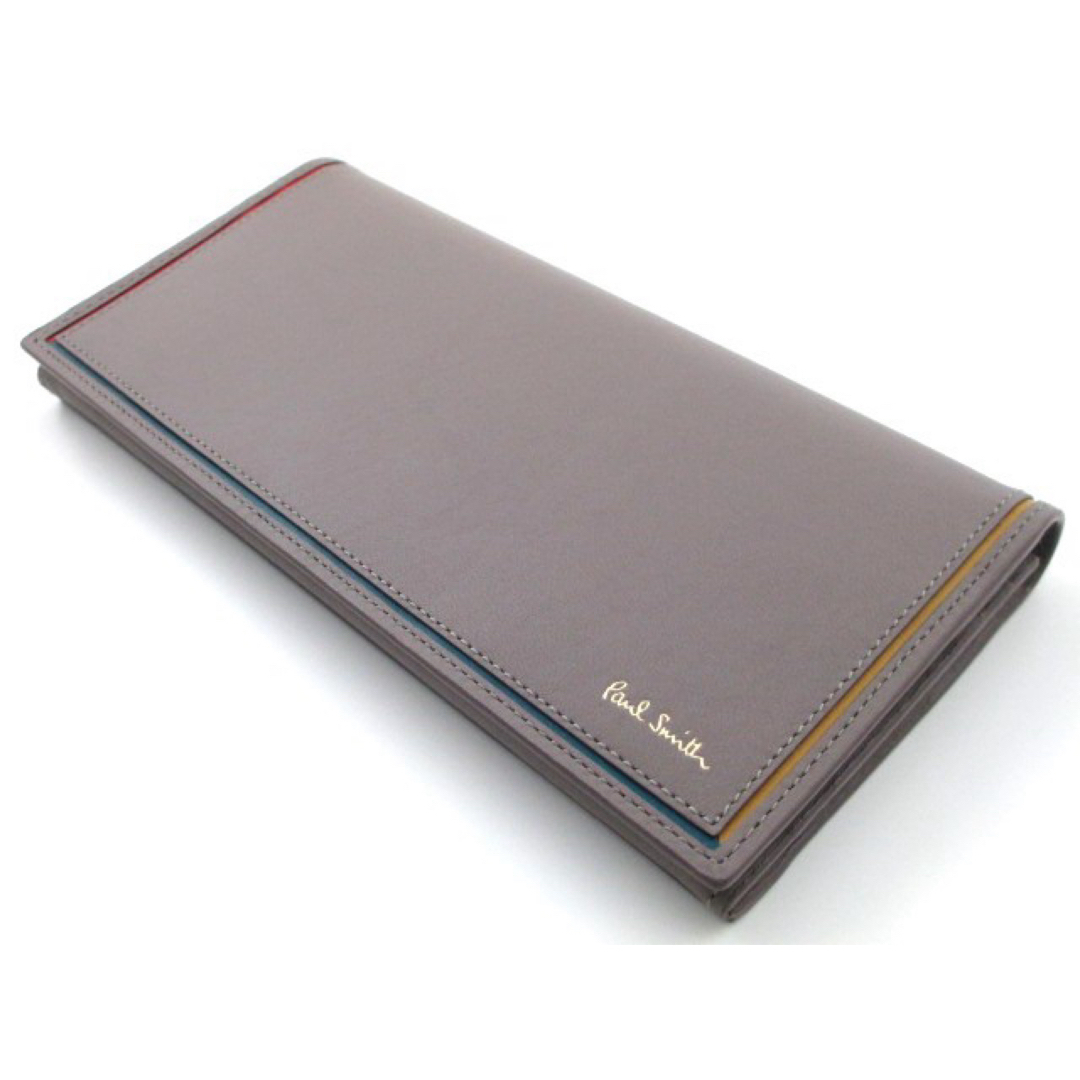 Paul Smith(ポールスミス)の☆箱無し特価☆新品未使用☆ポールスミス かぶせ 長財布 グレー☆  メンズのファッション小物(長財布)の商品写真