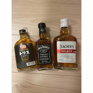 新品未開封ウイスキー飲み比べ トリス JACKDANIELS TEACHERS(ウイスキー)