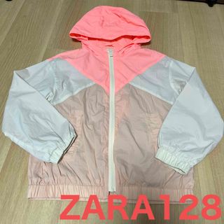 zara 128 フード付きウインドブレーカー シャカシャカジャケット