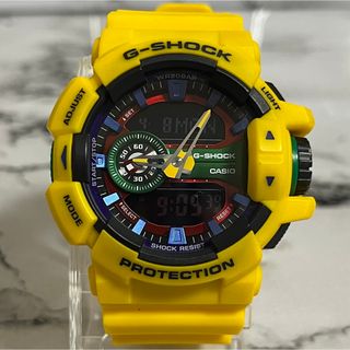 カシオ(CASIO)のレアカラーG-SHOCK GA-400-9AJF ハイパーカラーズ イエロー(腕時計(デジタル))