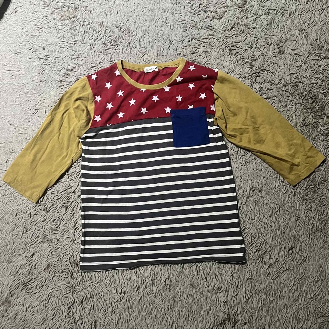 Branshes(ブランシェス)のBRANSHES（ブランシェス）　７分袖Tシャツ　150cm キッズ/ベビー/マタニティのキッズ服男の子用(90cm~)(Tシャツ/カットソー)の商品写真