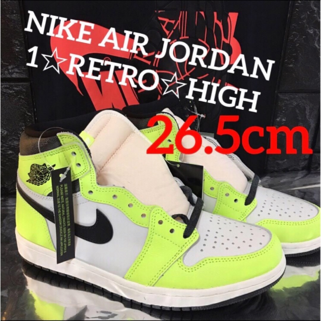 NIKE(ナイキ)のNIKE AIR JORDAN 1☆RETRO☆HIGH OG 26.5cm メンズの靴/シューズ(スニーカー)の商品写真