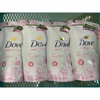 Dove（Unilever） - ダヴ　ボディウォッシュ　サクラ　詰替330g×4