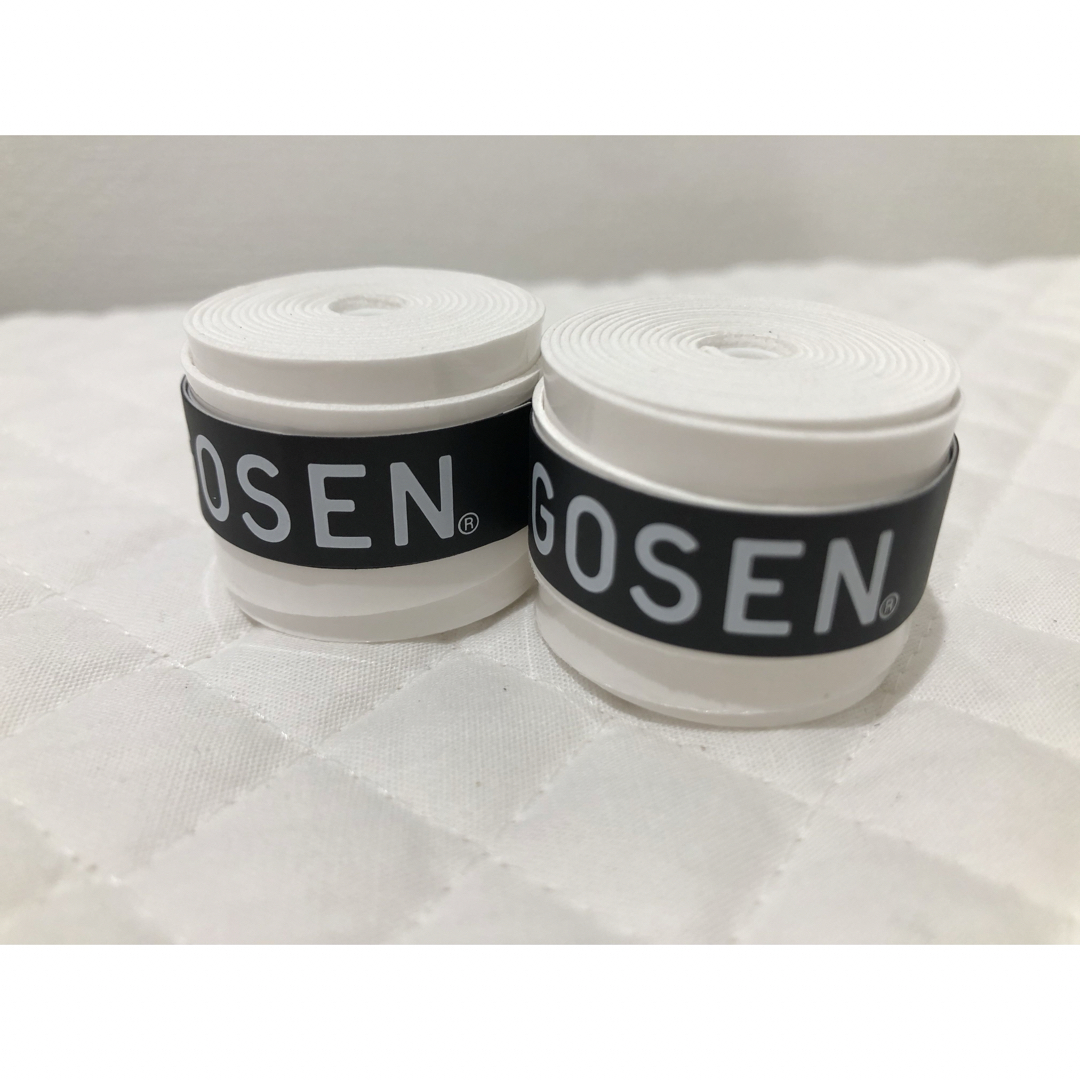 GOSEN(ゴーセン)のGOSEN グリップテープ 2個★迅速発送 白色 ゴーセン マイバチ✳︎色変更可 エンタメ/ホビーのエンタメ その他(その他)の商品写真