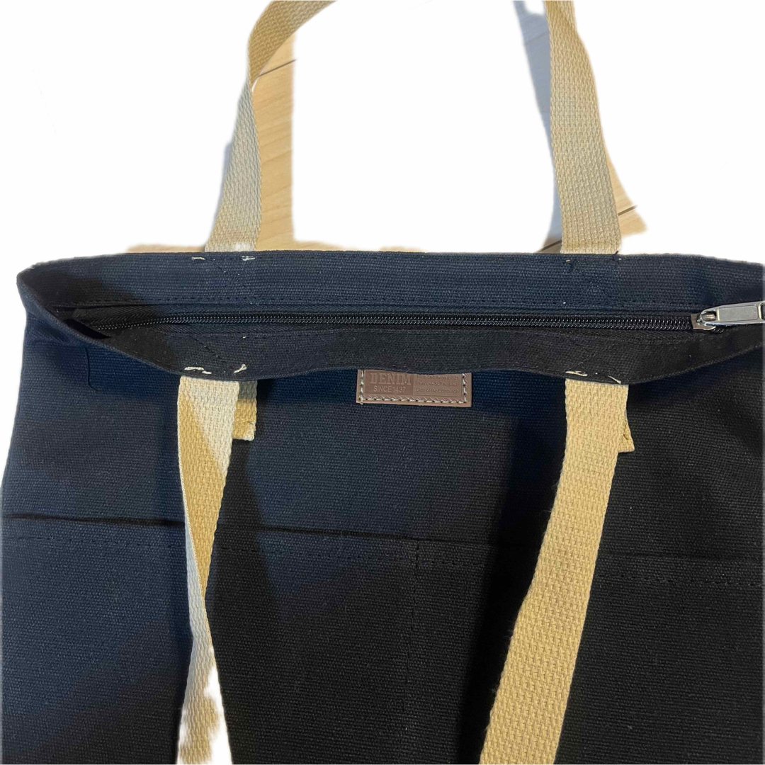 ベジバッグ トートバッグ マザーズバック キャンバス ショルダー ブラック 韓国 レディースのバッグ(トートバッグ)の商品写真